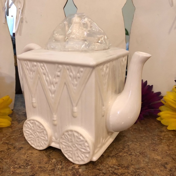 Lenox 1999 Vintage Butler's Pantry Tea Cart Teapot **Mint Condition** - Picture 3 of 12